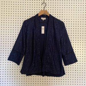 harlyn Anthropologie Navy layering piece